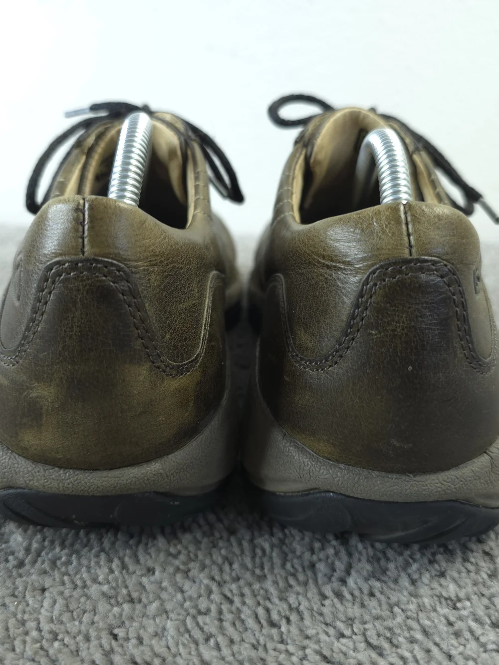 Keen Alki Mens Size 10 Shoes Brown Leather Lace Up Walking Casual Sneakers